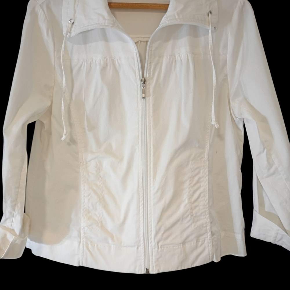 Studio Works Women's Cream Utility Jacket